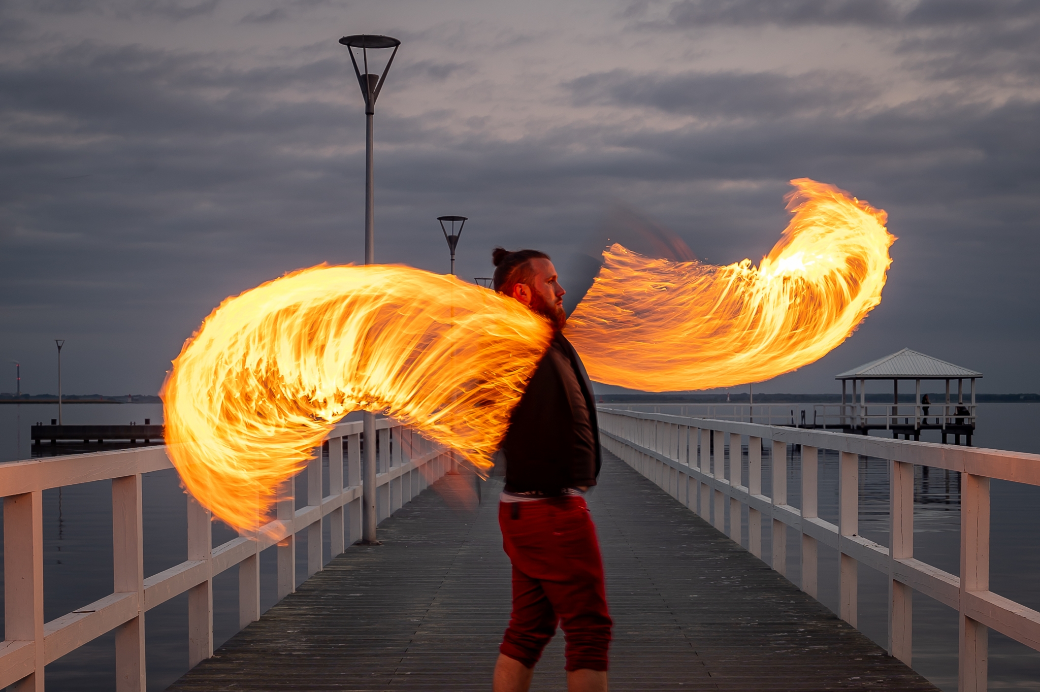 Open stage share fire